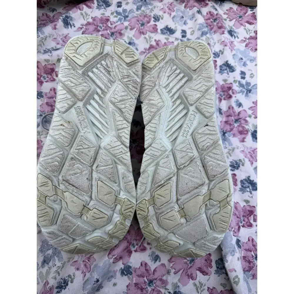 Hoka Women's Gray and Blue Running Shoes - Picture 3 of 4